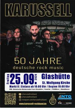 Karussell - 50 Jahre deutsche rock music - in der Kirche Glashütte